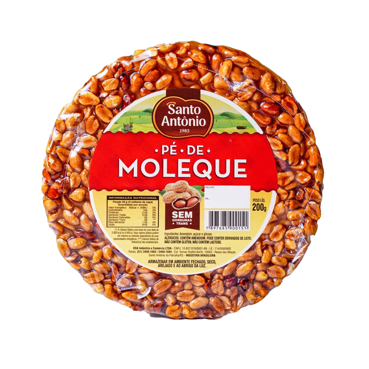 Santo Antonio Pe de Moleque 200g