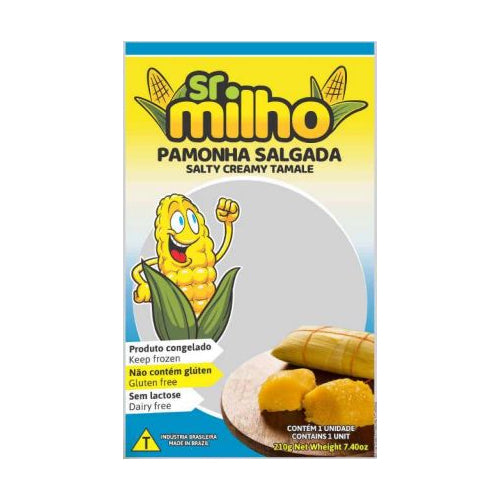 Sr Milho Pamonha Salgada Congelada 200g