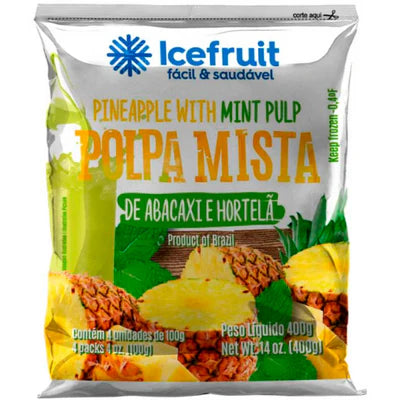Ice Fruit Polpa de Abacaxi/Hortela 400g
