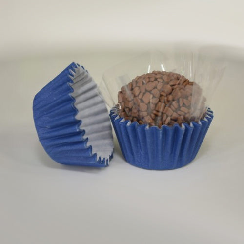 Vipel Forminha de Papel Azul Escuro 100Un