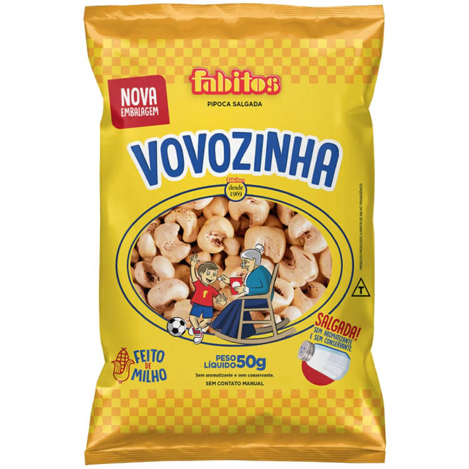 Pipoca Vovozinha Salgada 50g