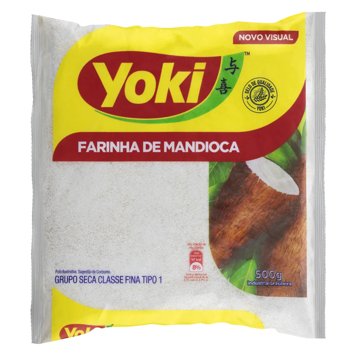 Yoki Farinha de Mandioca Crua 500g