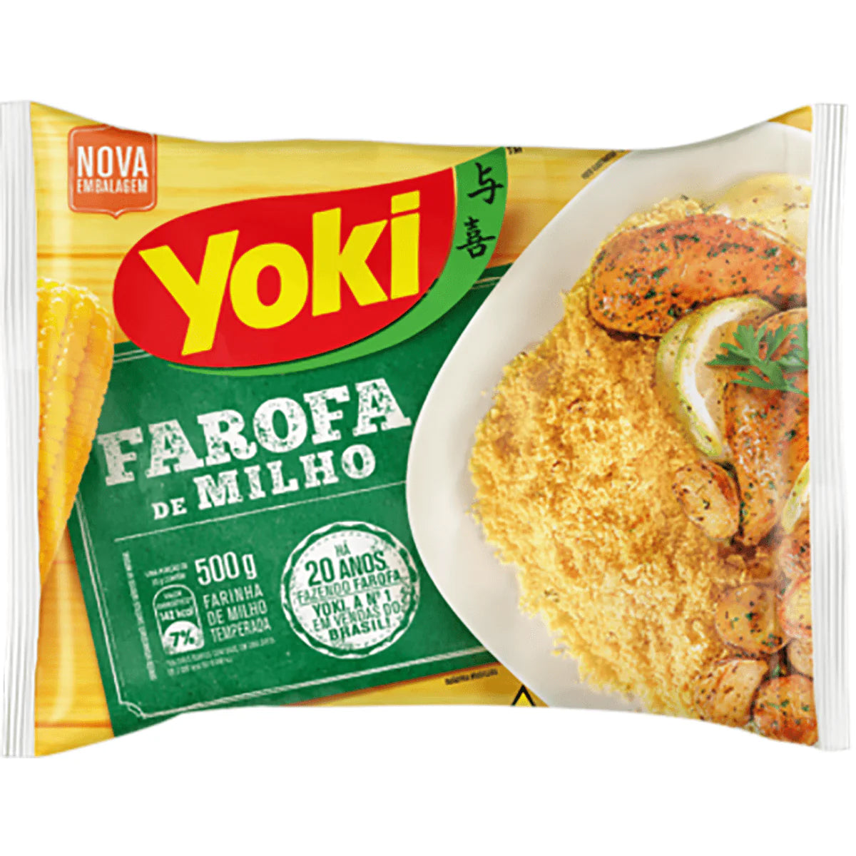 Yoki Farofa Pronta Milho 500g