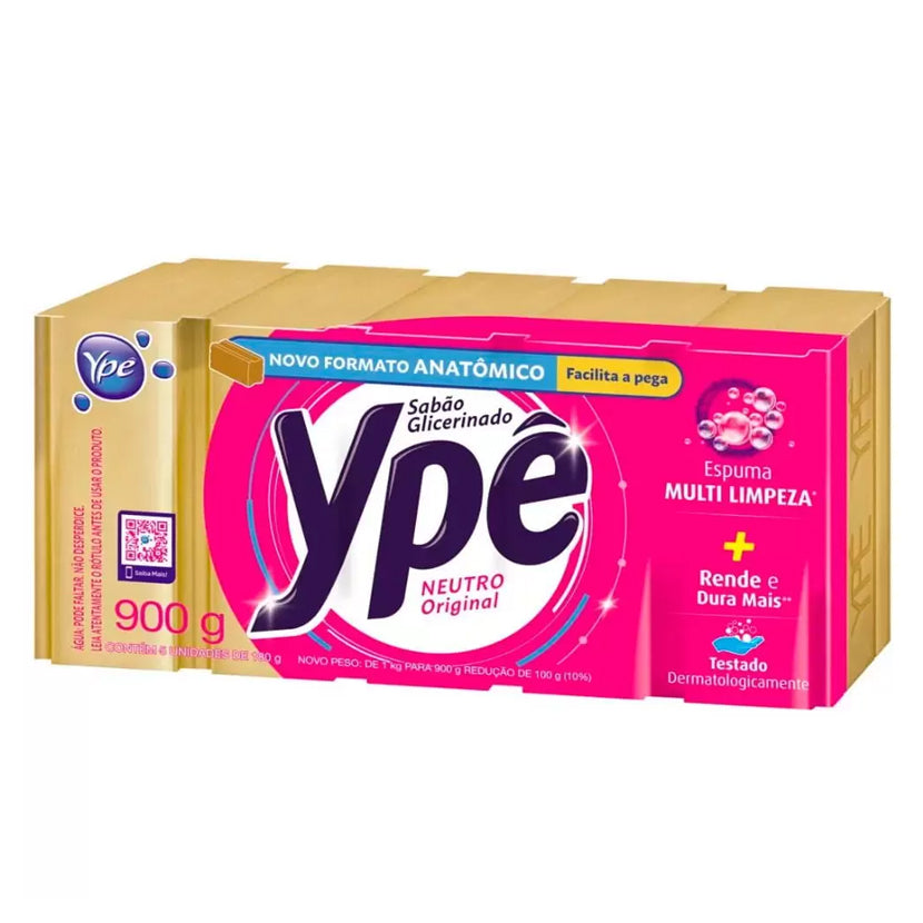 Ype Sabao Neutro em Barra 900g