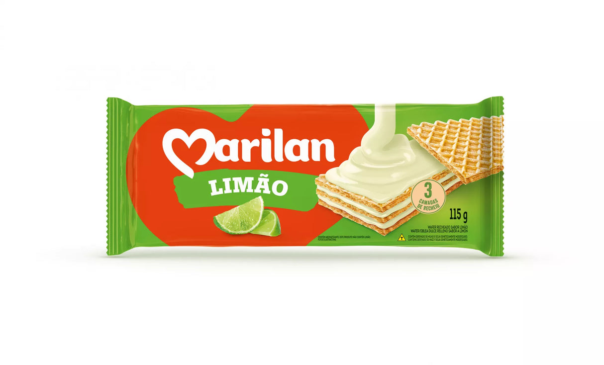 Piraque Wafer Sabor Limao 100g