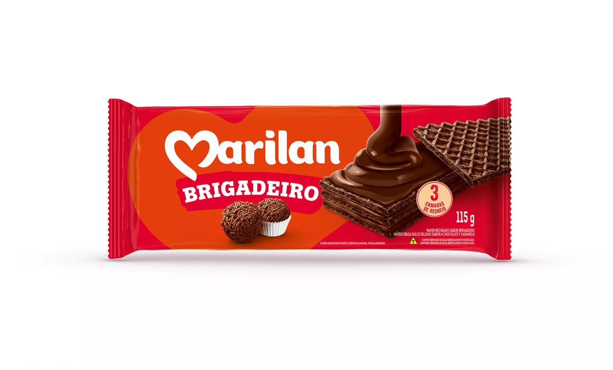 Marilan Wafer Sabor Brigadeiro 115g
