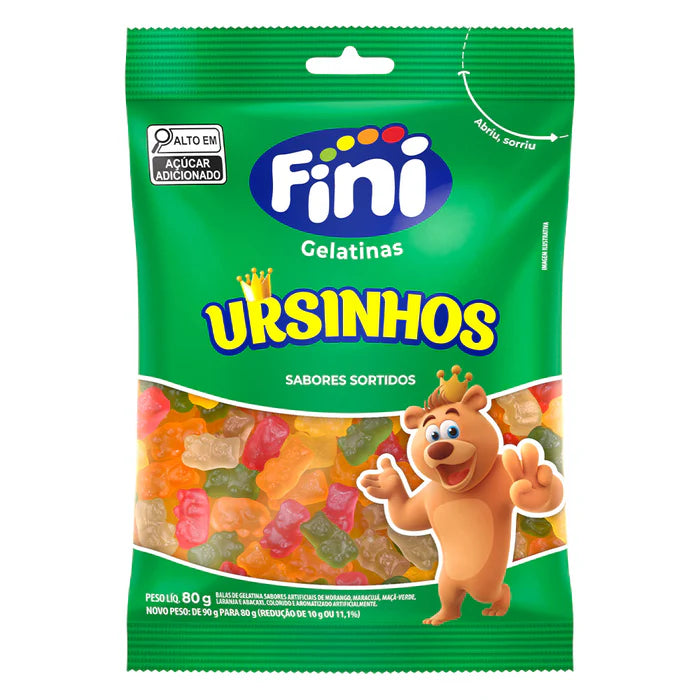 Fini Bala Gelatina Ursinho 80g
