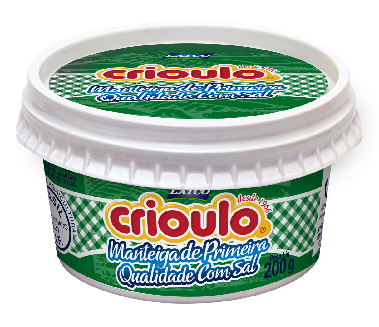 Crioulo Manteiga com Sal 200g