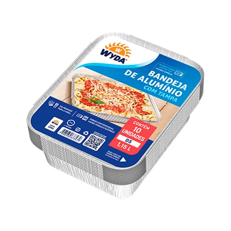 Wyda Bandeja de Aluminio 10u 1,15litros
