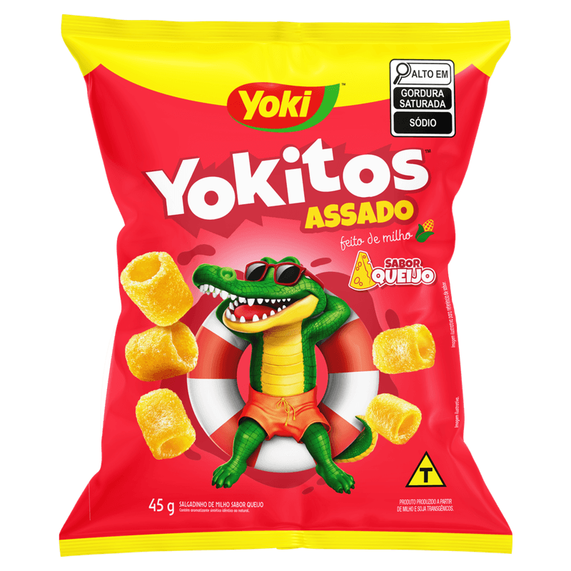 Yokitos Tubinhos de Queijo 45g