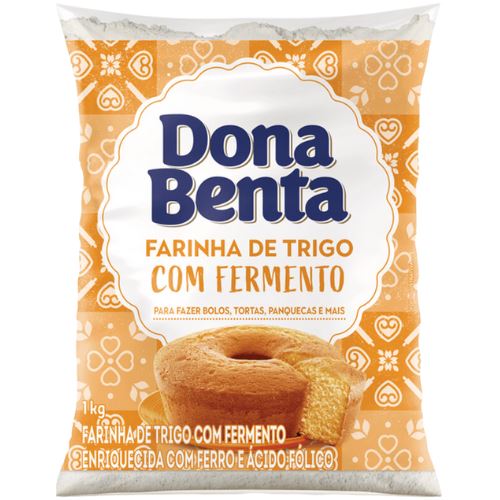 Dona Benta Farinha de Trigo com Fermento 1kg