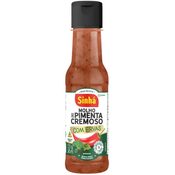 Sinha Molho de Pimenta Cremoso com Ervas 145ml