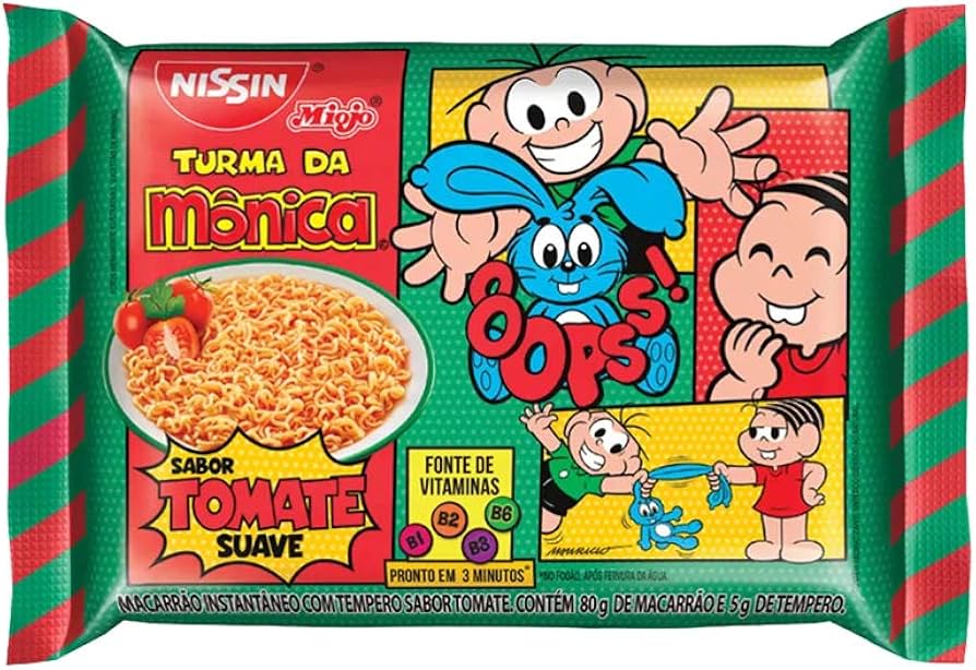 Nissin Miojo Tomate Turma da Monica 80g