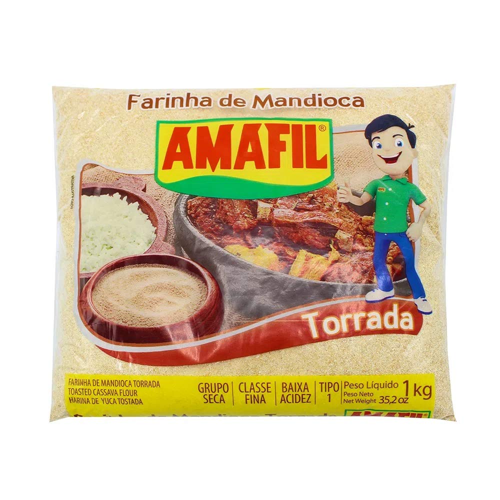 Amafil Farinha de Mandioca Torrada 1kg