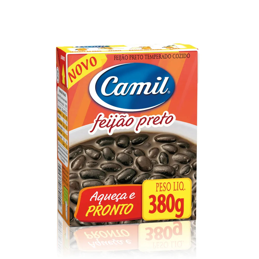 Camil Feijao Pronto Preto 380g