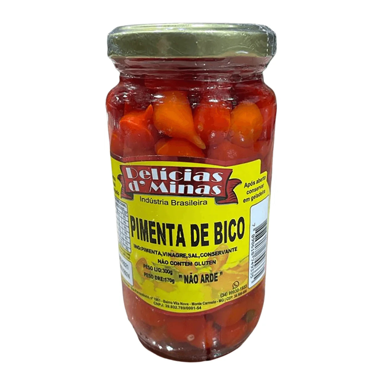Delicias d. Minas Pimenta Biquinho 430g