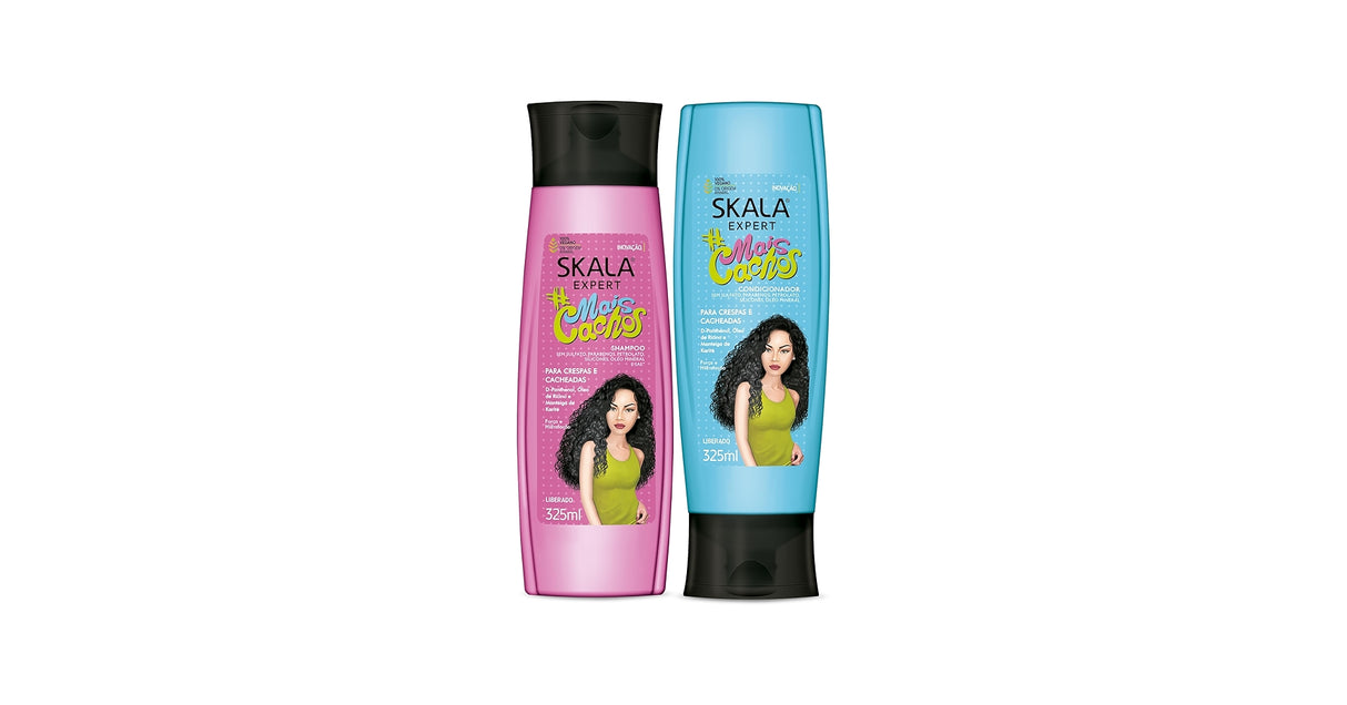 Skala Mais Cachos Shampoo e Cond 325ml/325ml