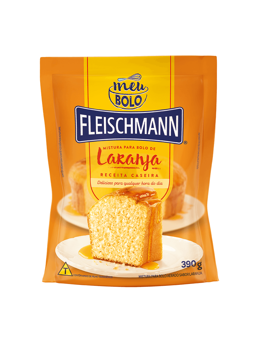 Fleischmann Mistura Para Bolo Laranja 390g