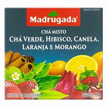 Madrugada Cha Misto Verde com Hibiscus, Canela e Frutas 15g