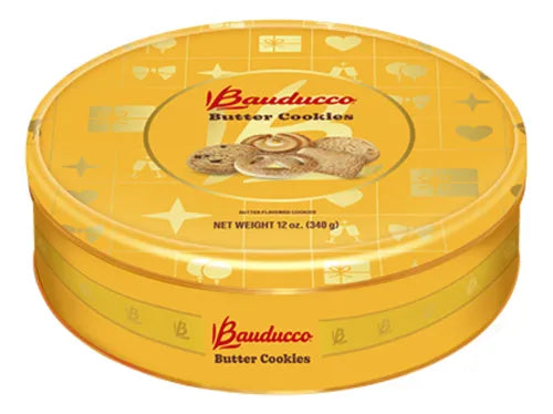 Bauducco Biscoitos Amanteigados Lata 340g