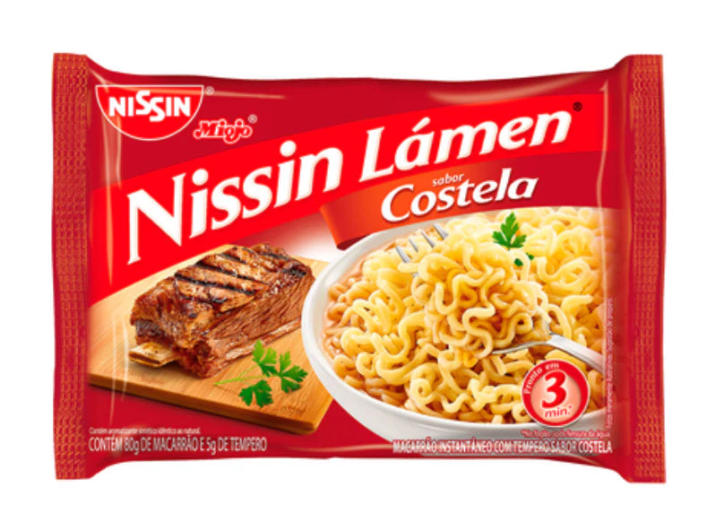 Nissin Macarrao Instantaneo Costela 85g