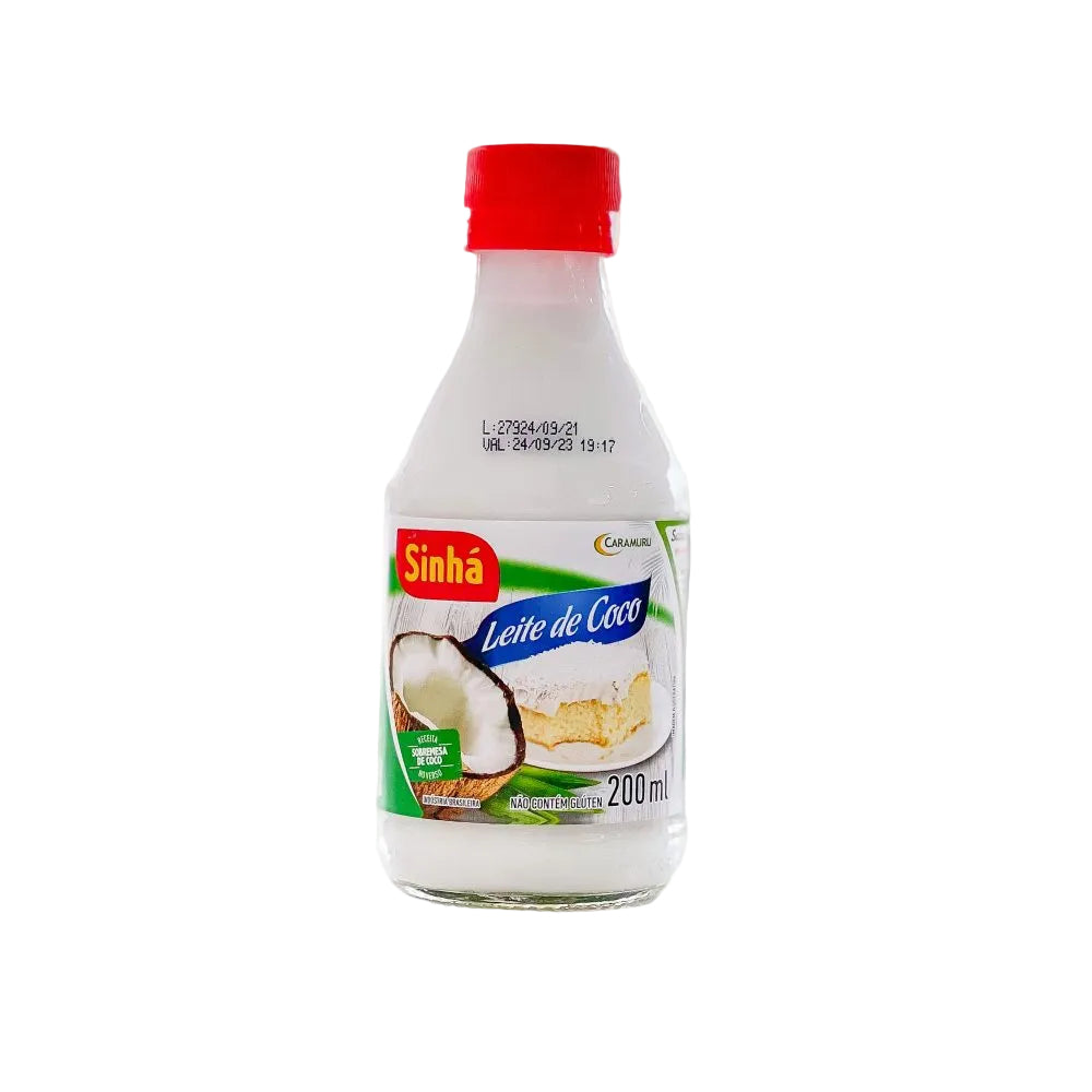 Sinha Leite de Coco Vidro 200ml
