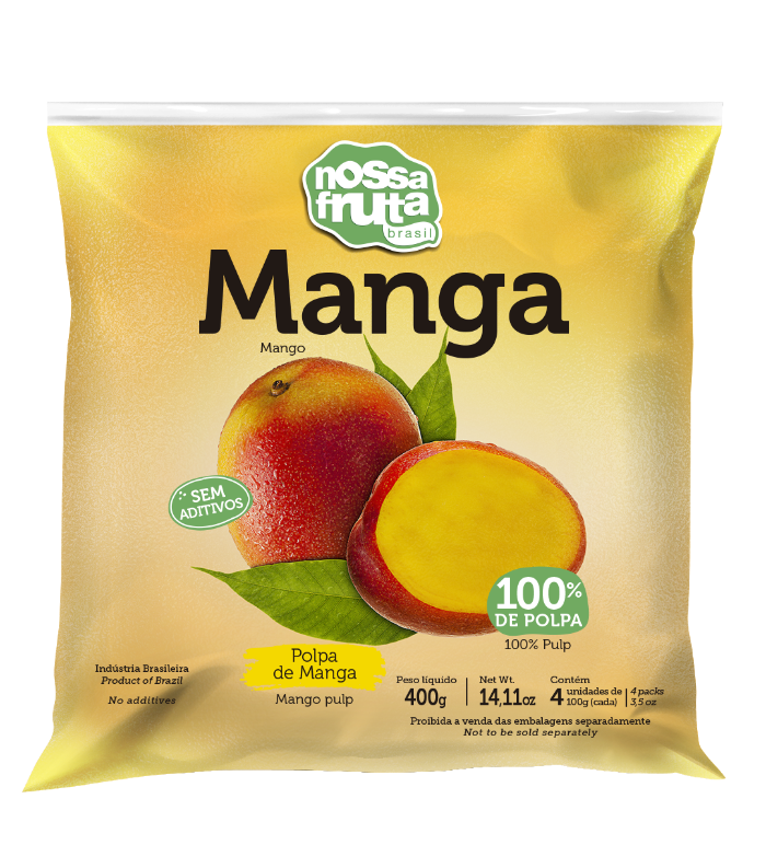 Nossa Fruta Polpa Manga 400g