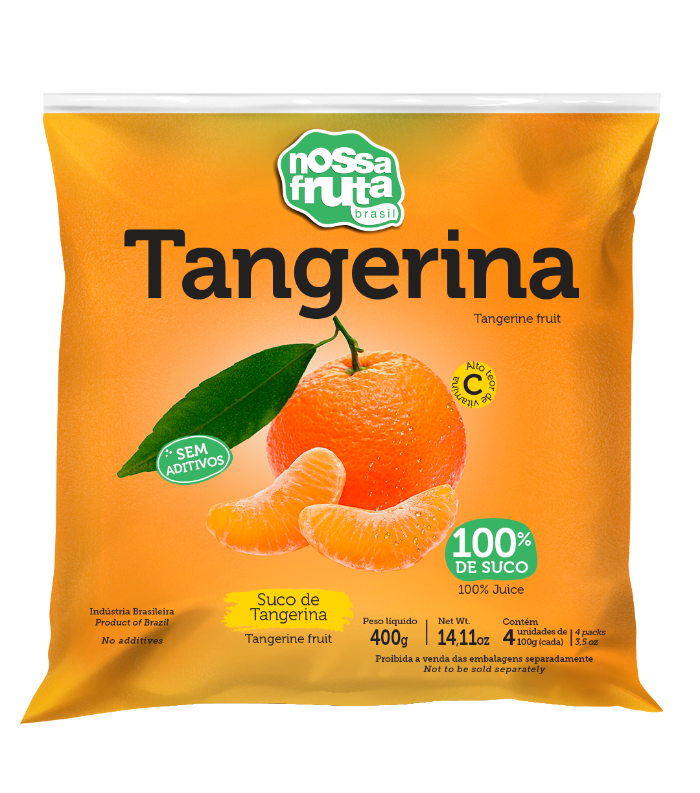 Nossa Fruta Pola de Tangerina 400g