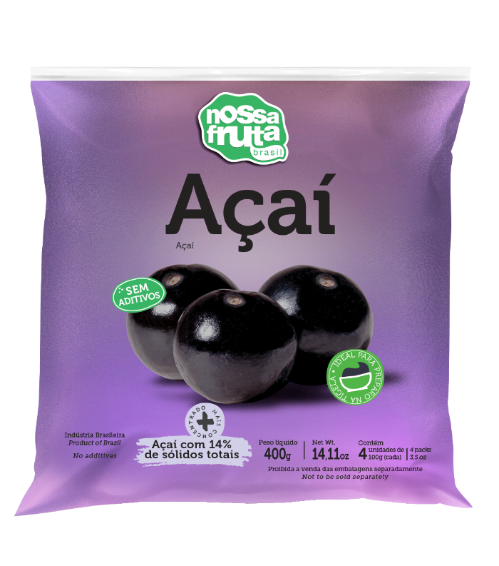 Nossa Fruta Polpa de Acai 400g