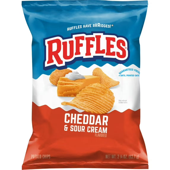 Ruffles Sabor Chedar and Sour Cream  60.2g