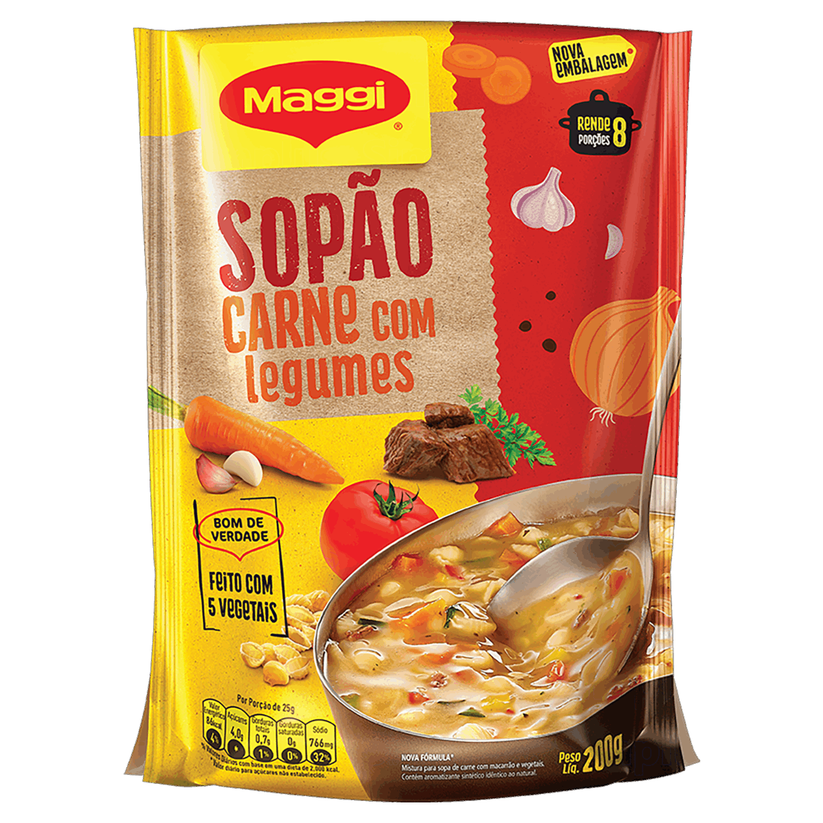 Maggi Sopao Carne com Legumes 200g