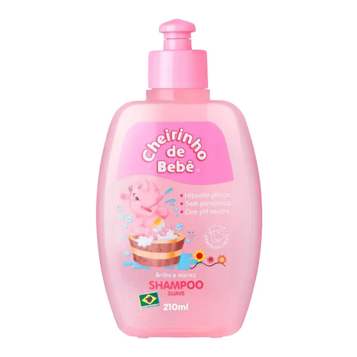 Cheirinho de Bebe Shampoo Rosa 210ml