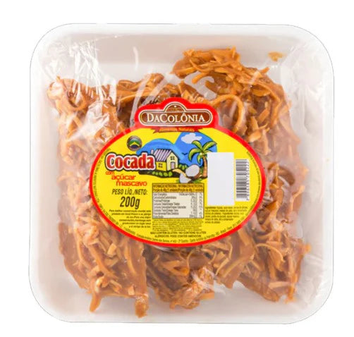 Da Colonia Cocada com Acucar Mascavo 200g