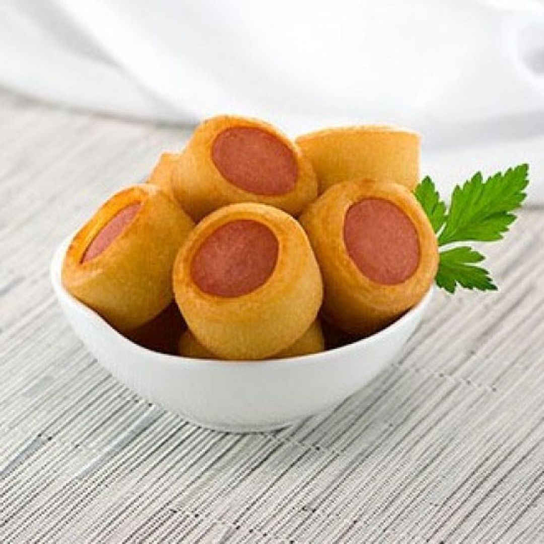 Great Snack Mini Bolinho de Salsicha para fritar 1.2kg