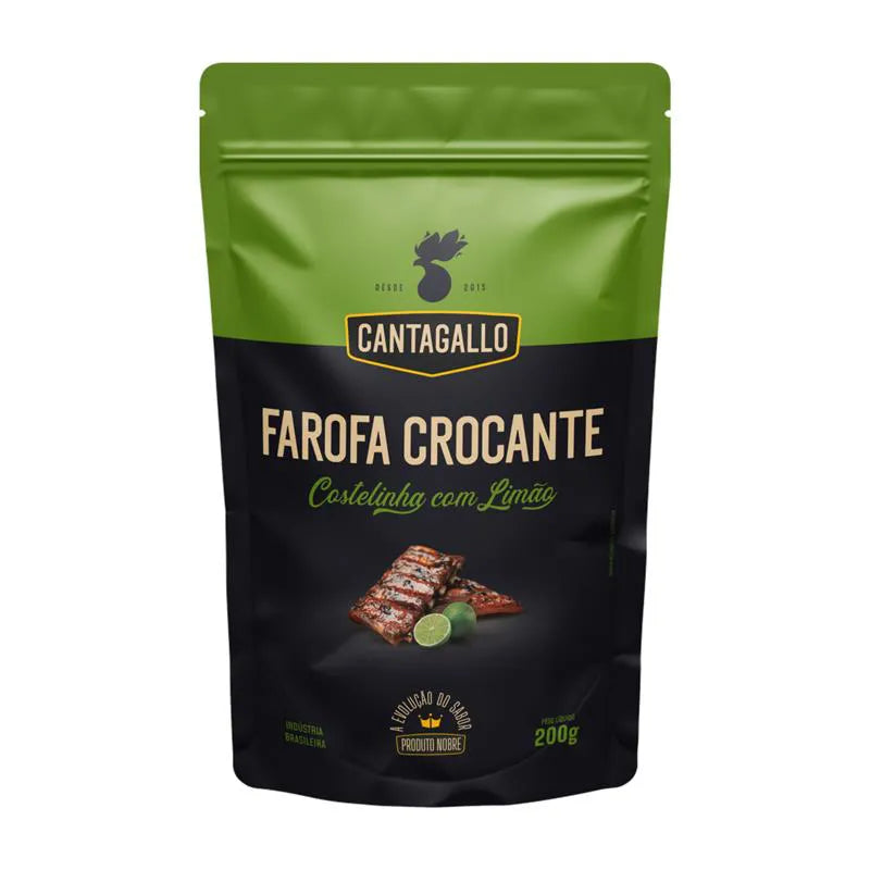 Canta Gallo Farofa Costelinha c/ Limao 200g
