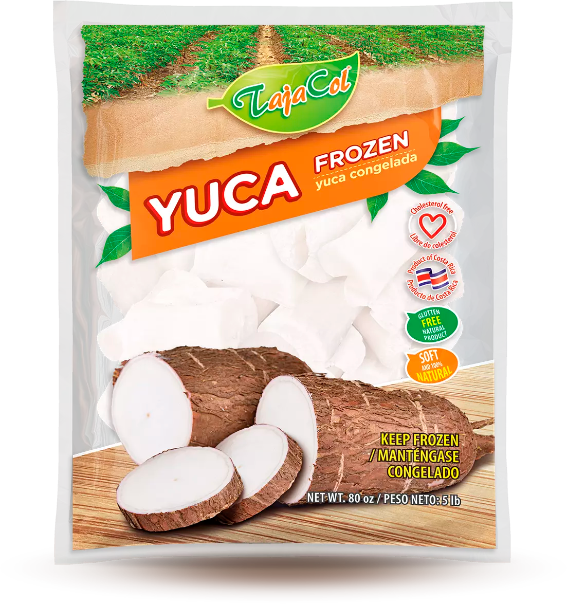Tajacol Mandioca Yuca Congelada 5lb