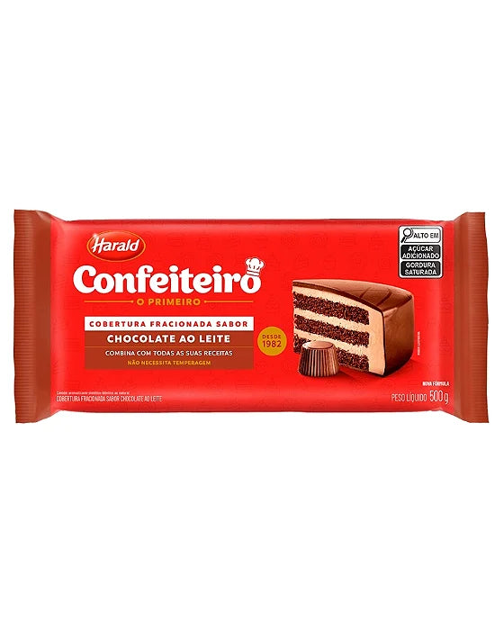 Harald Cobertura em Barra Confeiteiro Chocolate ao Leite 1.010kg