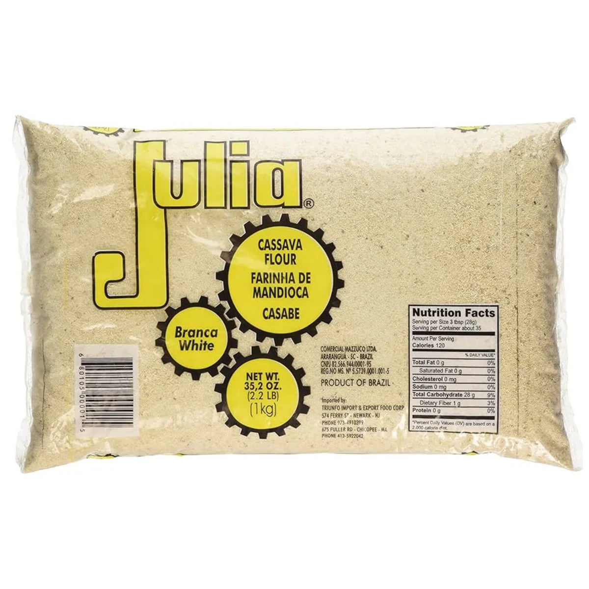 Julia Farinha de Mandioca Branca 1kg