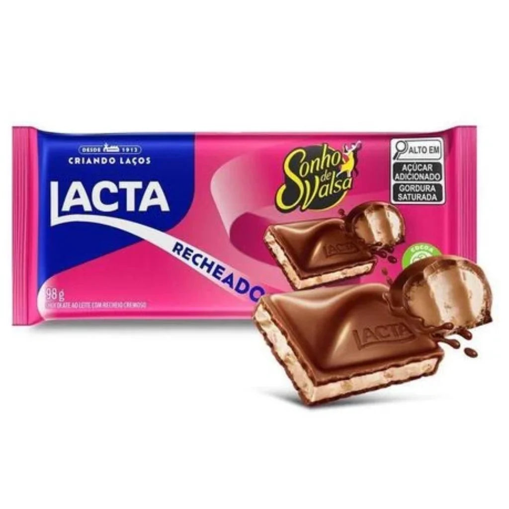 Lacta Recheado Sonho de Valsa 98g