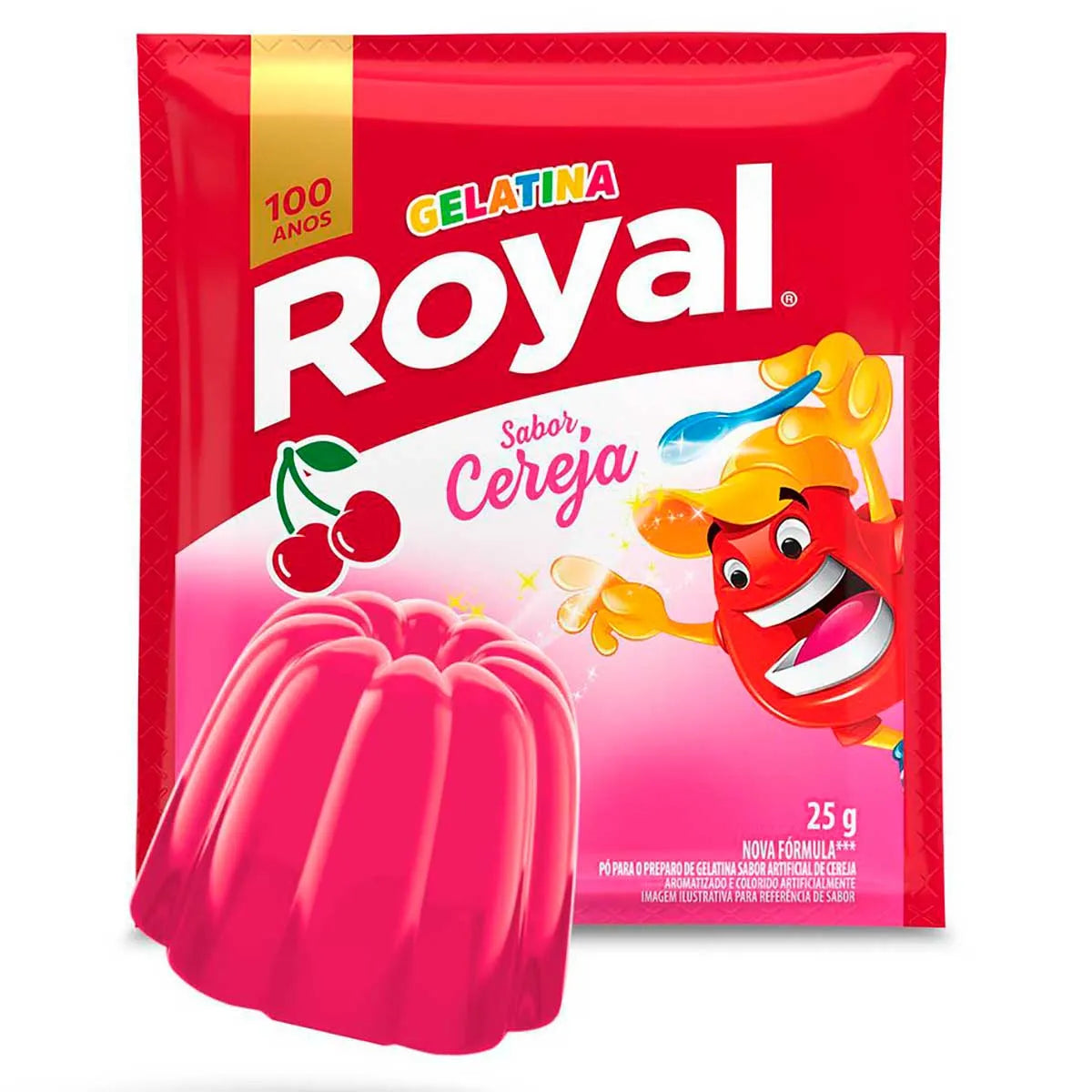 Royal Gelatina em Po Cereja 25g