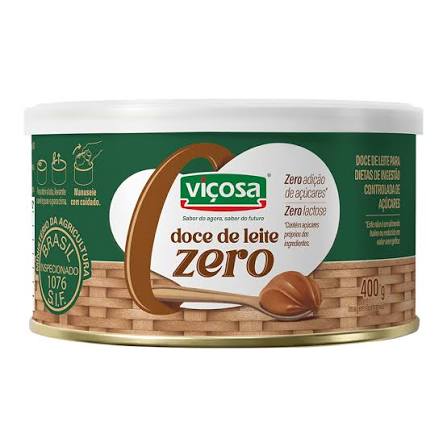 Vicosa Doce de Leite Zero 400g