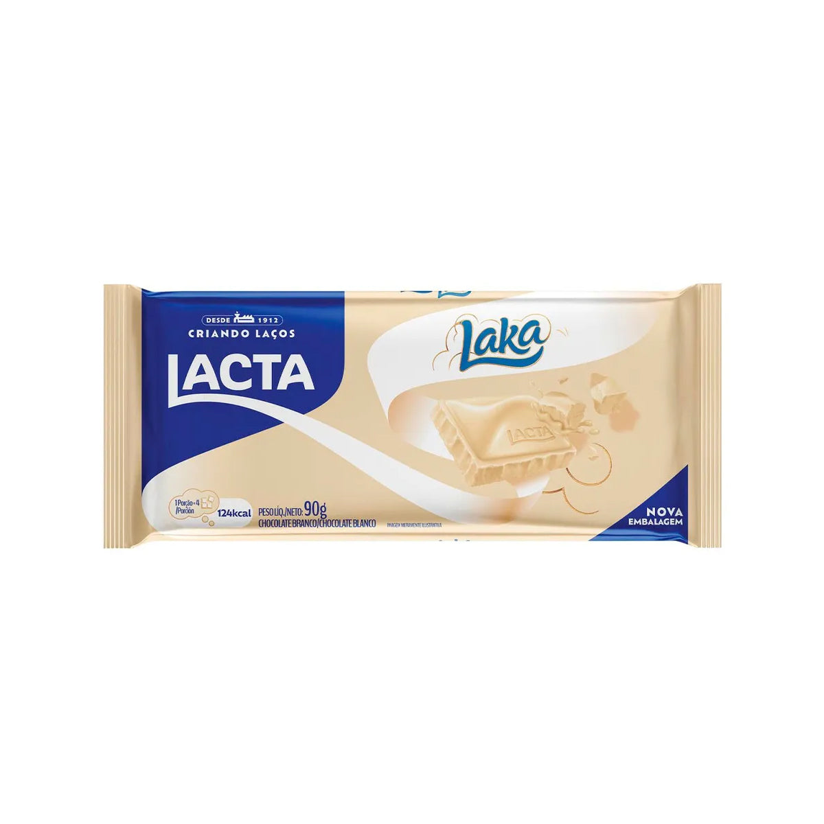 Lacta Chocolate Branco Laka 80g – Bossa Nova Market
