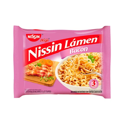Nissin Macarrao Instantaneo Bacon 85g