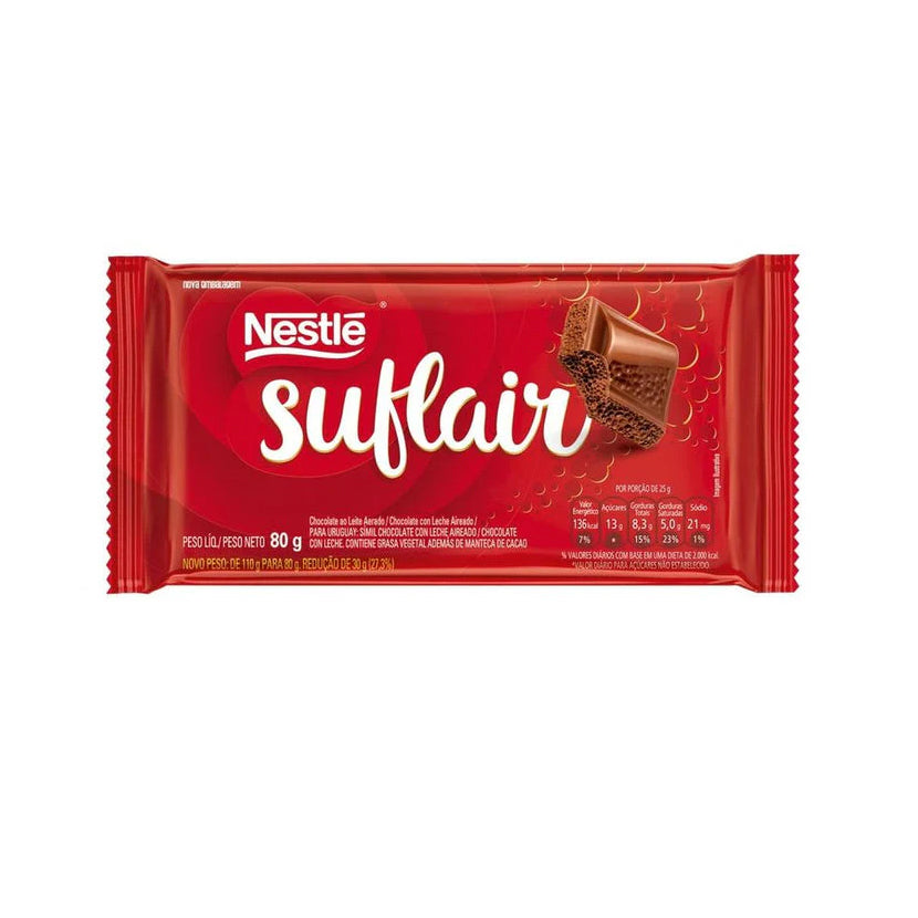Nestle Suflair Chocolate ao Leite 80g