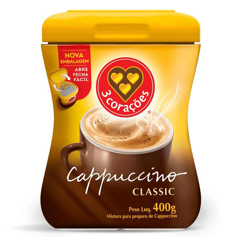 Cappuccino Classic 3 Coracoes 400g