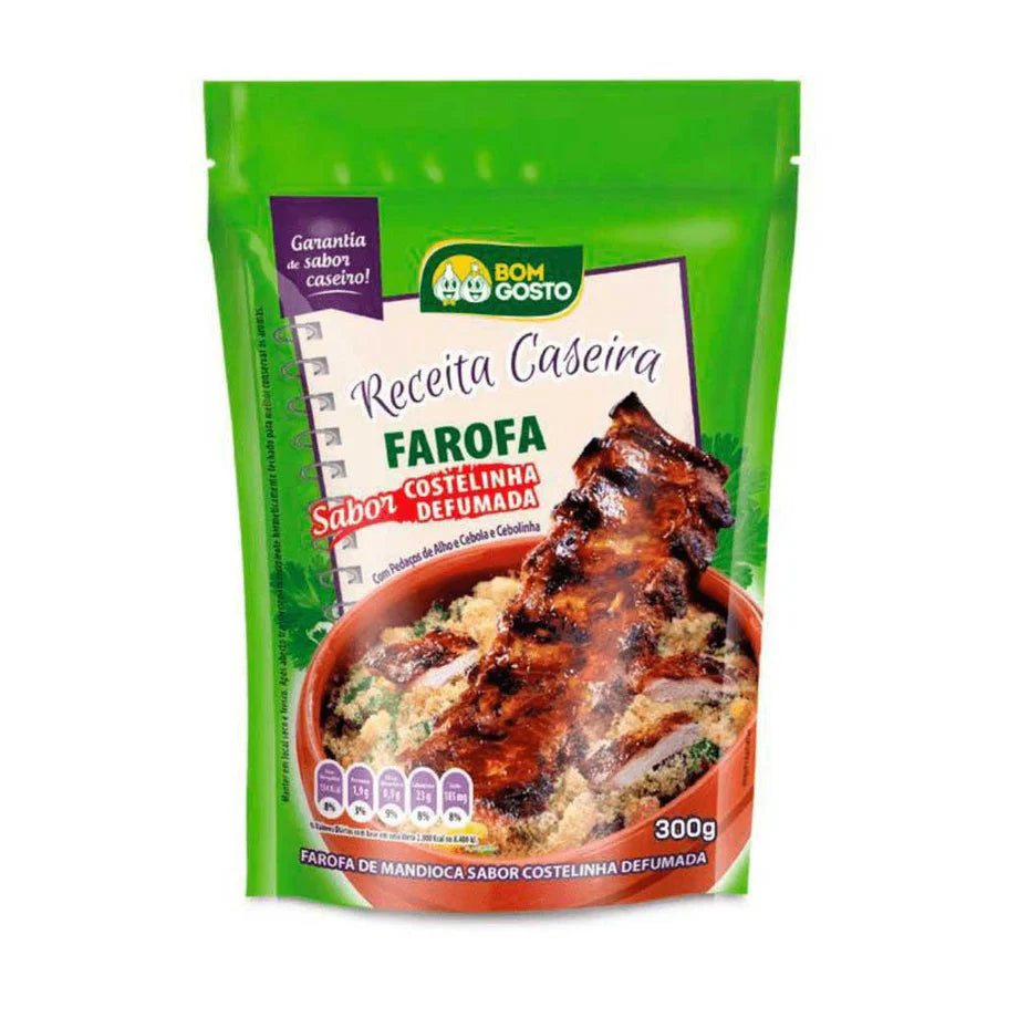 Bom Gosto Farofa Costelinha Defumada 300g