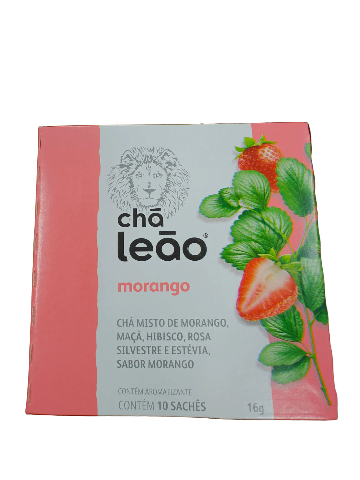 Leao Cha de Morango 16g