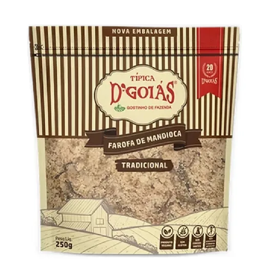 D'Goias Farofa Mandioca Tradicional 350g
