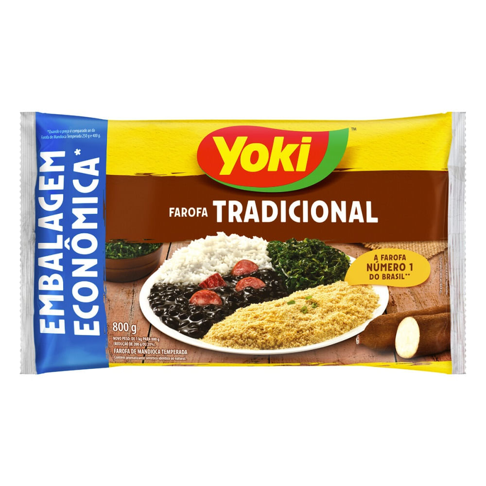 Yoki Farofa Tradicional 800g