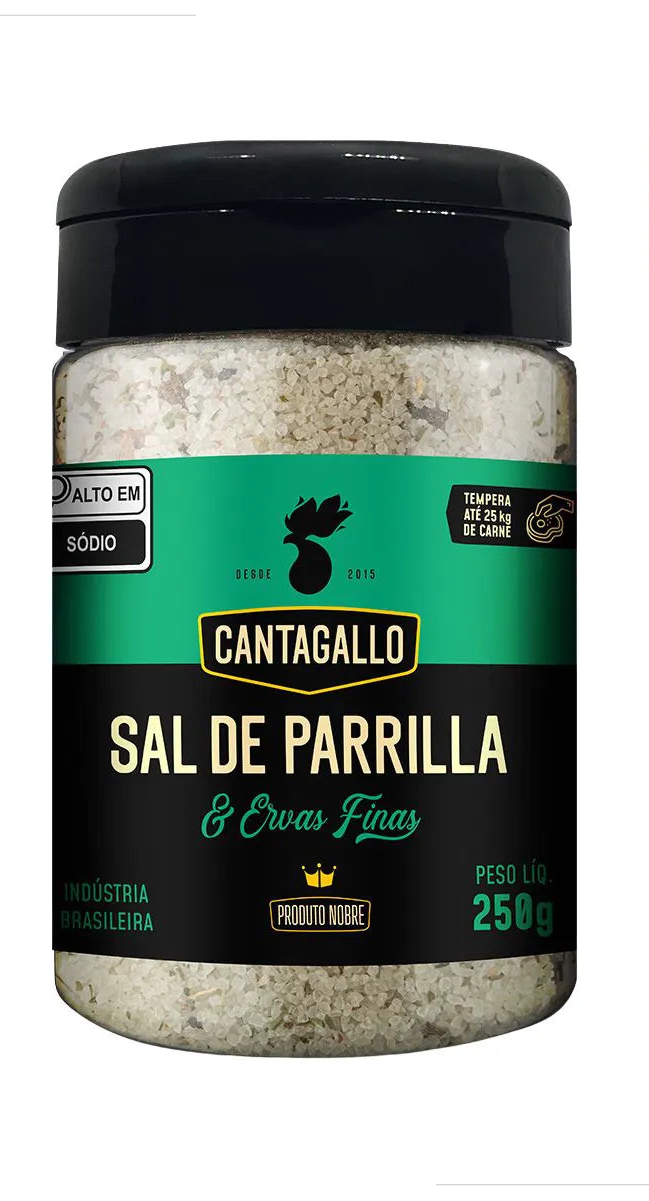 Canta Gallo Sal Churrasco Parrilla Ervas Finas 250g